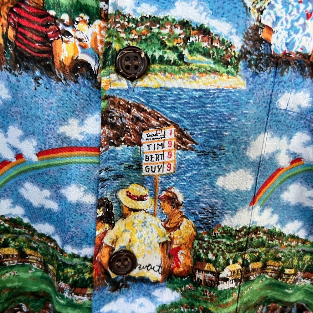 Guy Buffet By Reyn Spooner Golf Theme “Egyptian Cotton” Shirt View 3